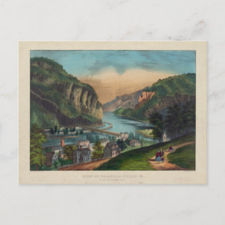 Harpers Ferry Jefferson County Väster Virginia 185 Vykort