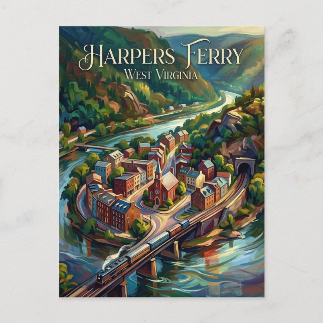 Harpers Ferry National Historical Park Vykort (Framsida)