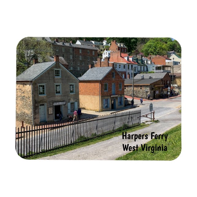 Harpers Ferry, Väster Virginia Magnet (Horisontell)