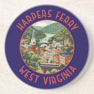 Harpers Ferry West Virginia Forfallen Cirkel Underlägg