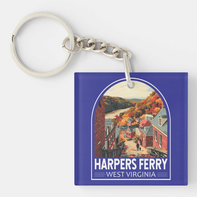 Harpers Ferry West Virginia Resa Konst Vintage (Framsidan)