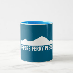 Harpers Ferry West Virginia Vänligen Två-Tonad Mugg
