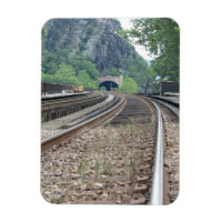 Harpers Ferry WV Railroad Tracks Magnet