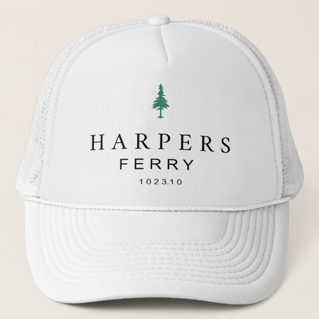 Harpers Ferry, WV Truckers Hat Keps (Framsida)