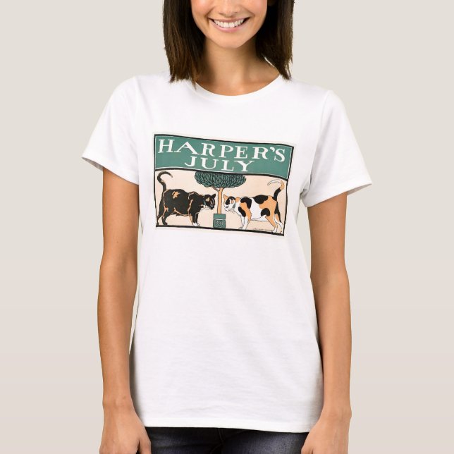 Harpers Juli katter T-shirt (Framsida)