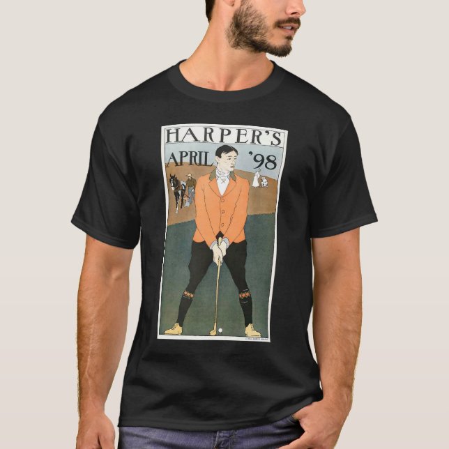 Harpers 'svart för 98Golf Tee Shirt (Framsida)