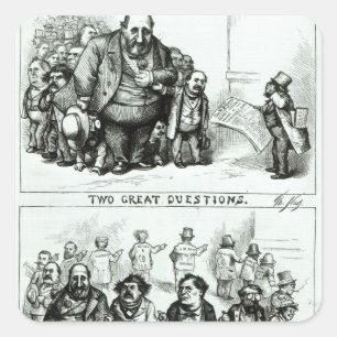 Harper's Weekly Fyrkantigt Klistermärke