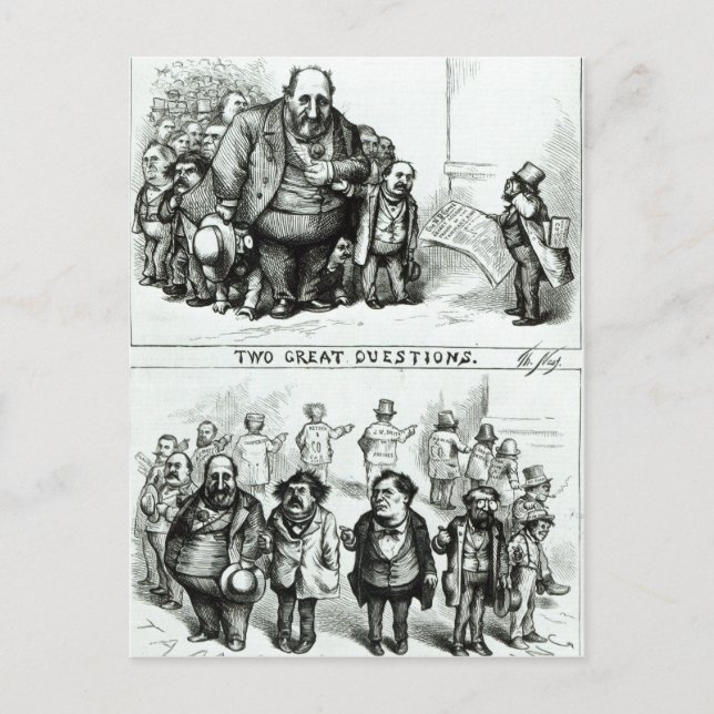 Harper's Weekly Vykort (Framsida)