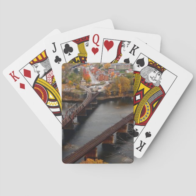 Harpersfärja i nedgången casinokort (Baksidan)