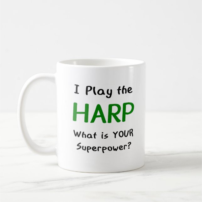 harpist kaffemugg (Vänster)