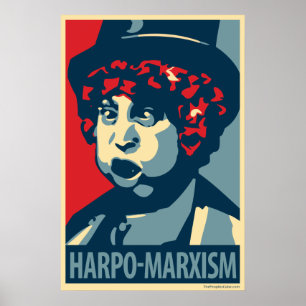 Harpo Marx - Harpo-Marxism: OHP-affisch Poster