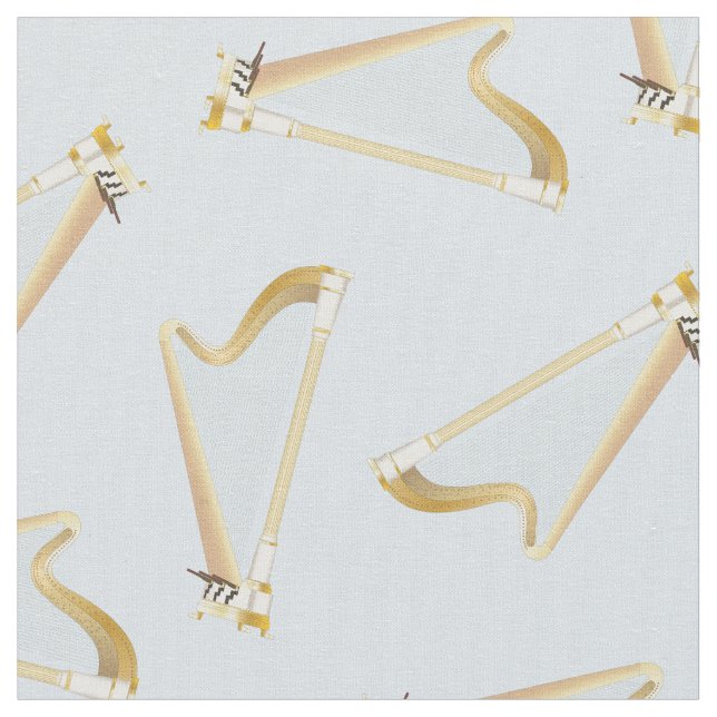 Harps Music Musician Rumsdekan Blue Tyg (Närbild)