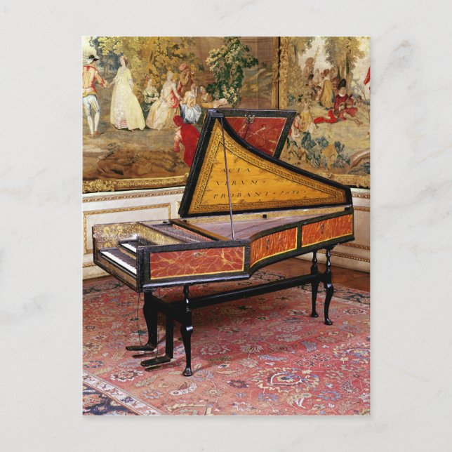 Harpsichord, 1634 vykort (Framsida)