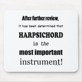 Harpsichord, det viktigaste instrumentet musmatta