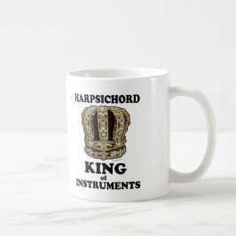 Harpsichord Kung of Instruments Kaffemugg