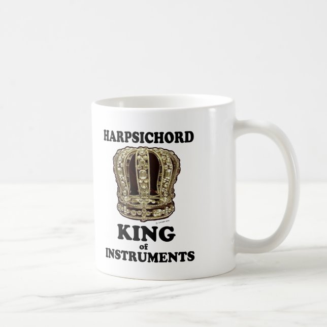 Harpsichord Kung of Instruments Kaffemugg (Höger)