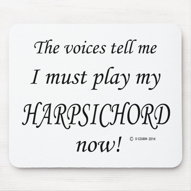 Harpsichord-röster säger att must Play Musmatta (Framsidan)