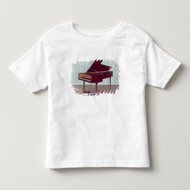 Harpsichord som hör hemma till Ludwig Van T-shirt (Framsida)