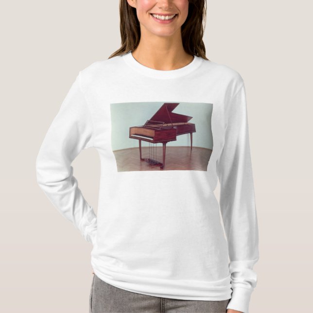 Harpsichord som hör hemma till Ludwig Van T-shirt (Framsida)
