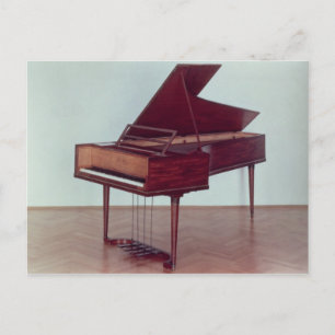 Harpsichord tillhörande Ludwig van Beethoven Vykort