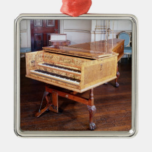 Harpsichord vid Jacob Kirckman, engelska, 1766 Julgransprydnad Metall