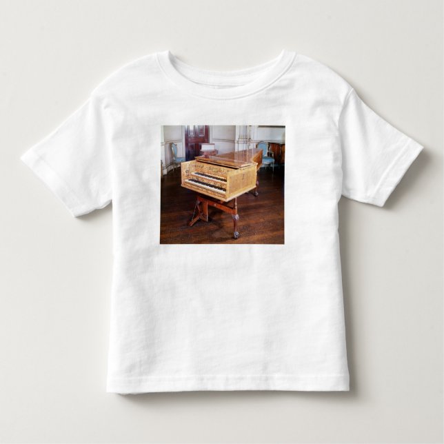 Harpsichord vid Jacob Kirckman, engelska, 1766 T Shirt (Framsida)