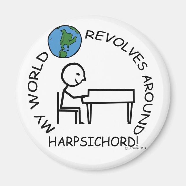 Harpsichord - World Revolves runt Magnet (Framsidan)
