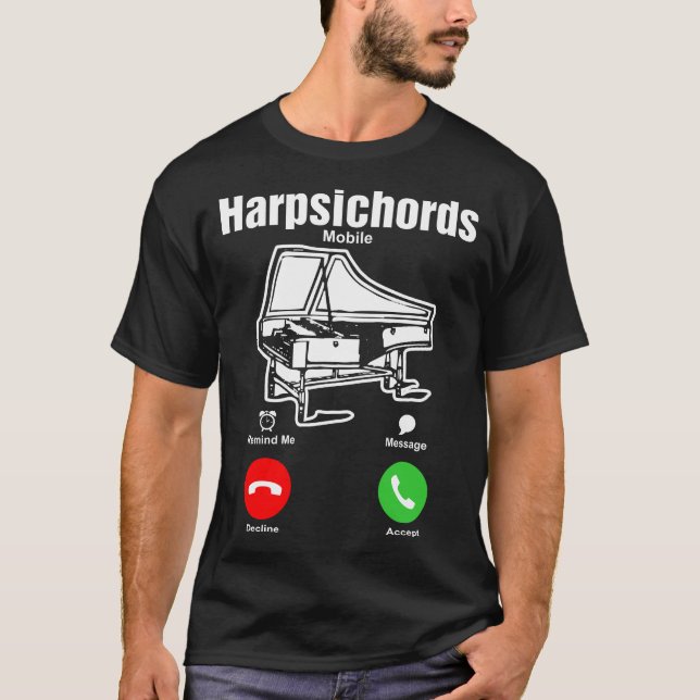 HarpsichordsmobilTshirt T Shirt (Framsida)