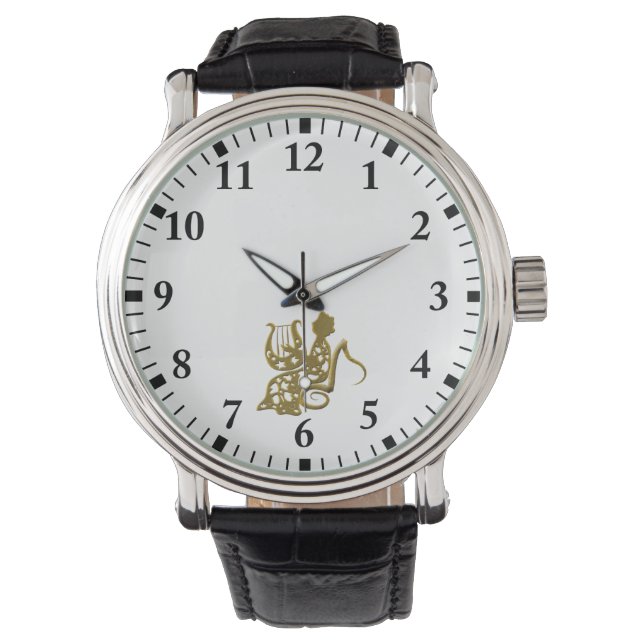 Harpspelare Armbandsur (Framsida)