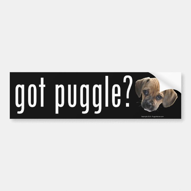 HarPuggle bildekal (Framsidan)