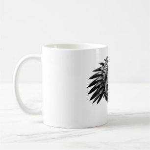 Harpy Eagle Head Black & White T-Shirt Kaffemugg