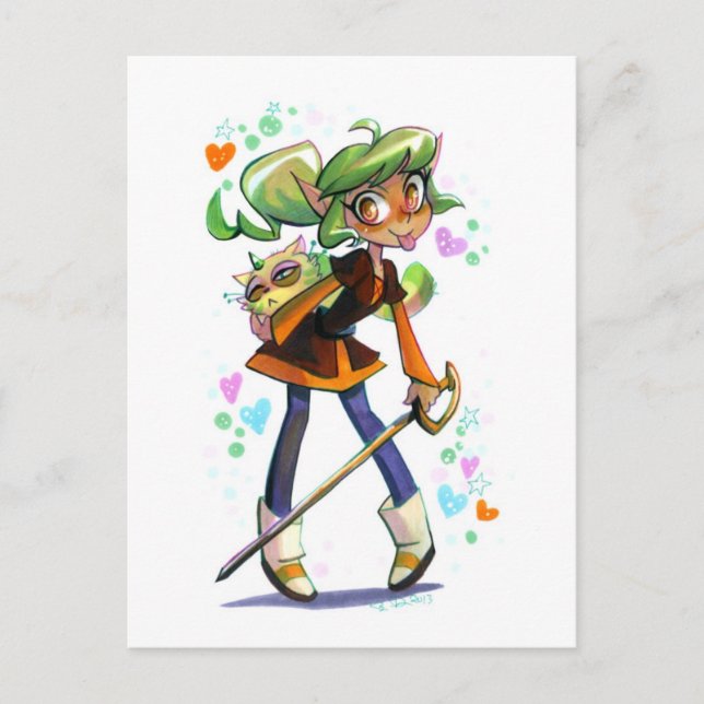 Harpy Gee Vykort (Framsida)