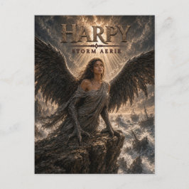Harpy Storm Aerie Mörk Cinema Vykort