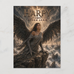 Harpy Storm Aerie Mörk Cinema Vykort