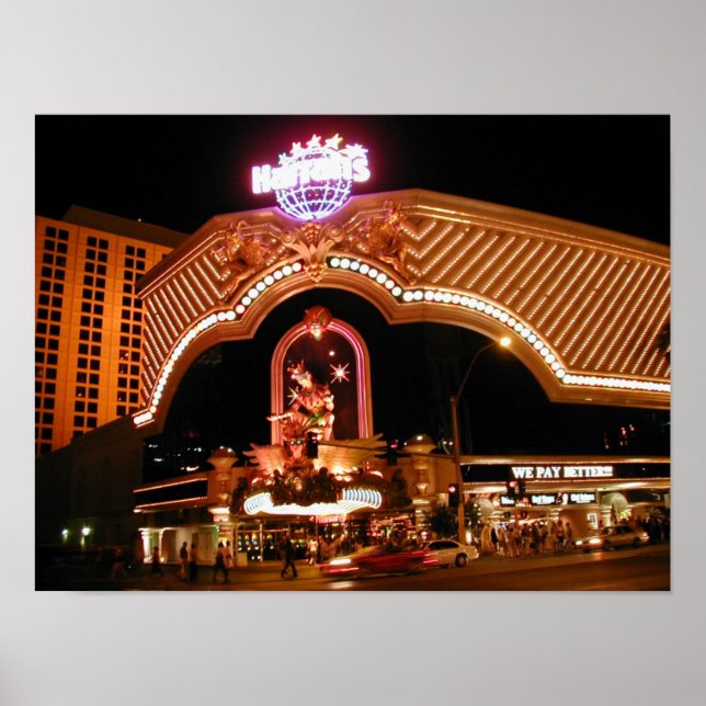 Harrahs Las Vegas Poster (Framsidan)