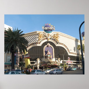 Harrahs tryck för affisch för Las Vegas foto