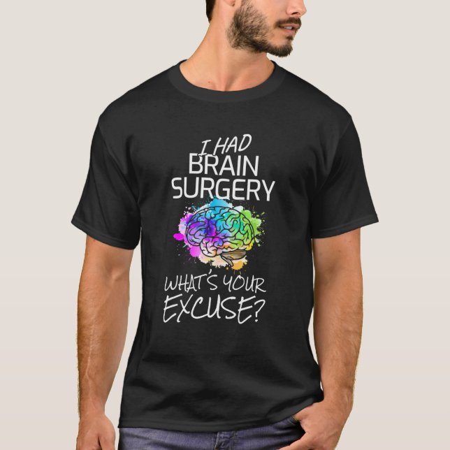 Hårrelaterad hjärnkirurgi Inspired Brain Surgery T Shirt (Framsida)