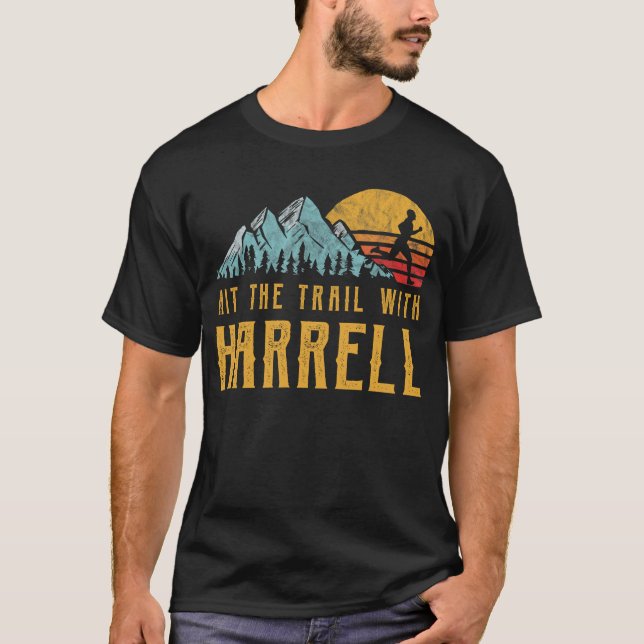 HARRELL-familjen som körs - Slå spåret med HARREL T Shirt (Framsida)