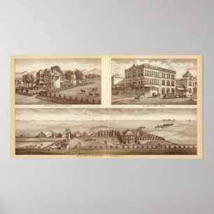 Harrell rancher, packar ihop, Visalia, Cal Poster