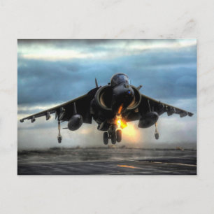 Harrier Fighter Jet Vykort