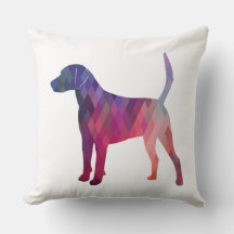 Harrier Hound Hund Geometric Mönster Silhouette