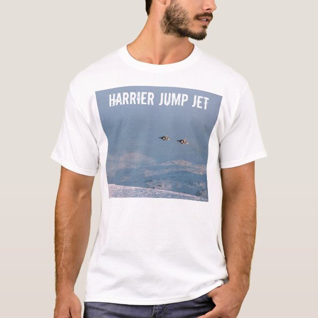 Harrier Jump Jet T Shirt (Framsida)