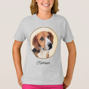 Harrier-målning - Söt originell hundkonst T Shirt