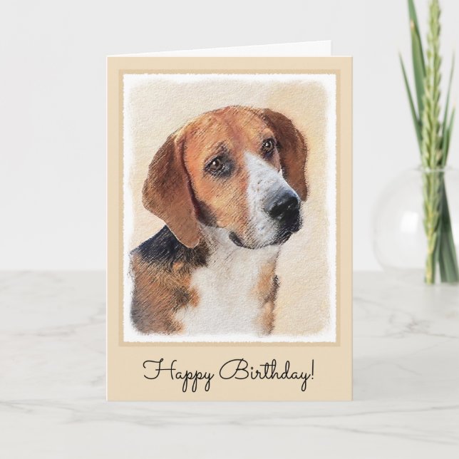 Harrier Paediatric - Cute Original Hund Art Kort (Framsida)