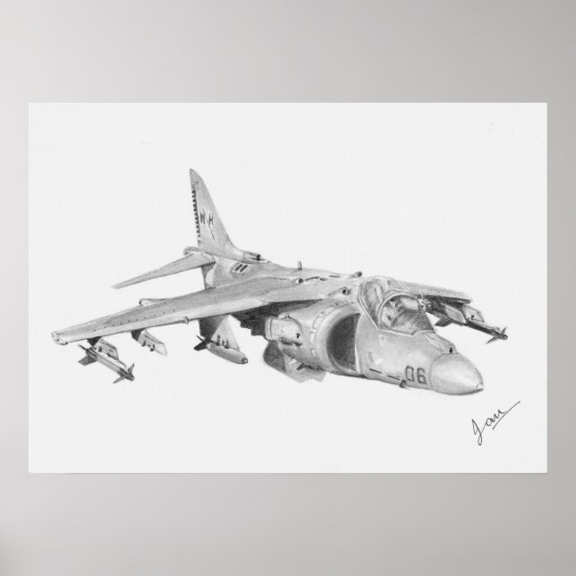 Harrier poster (Framsidan)