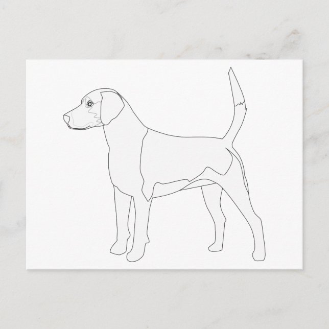 Harrier Redo till Färg Design Vykort (Framsida)