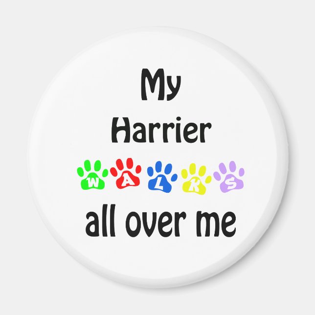 Harrier Walks Design Magnet (Framsidan)