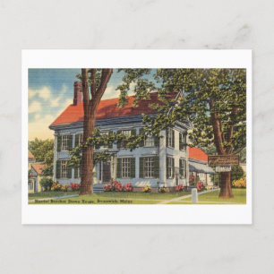 Harriet Beecher Stowe House i Brunswick, Maine Vykort