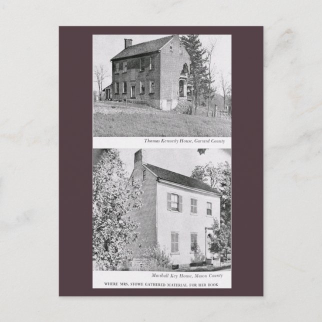 Harriet Beecher Stowe Vykort (Framsida)