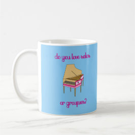 Harriet Harpsichord Light Himmel Kaffemugg